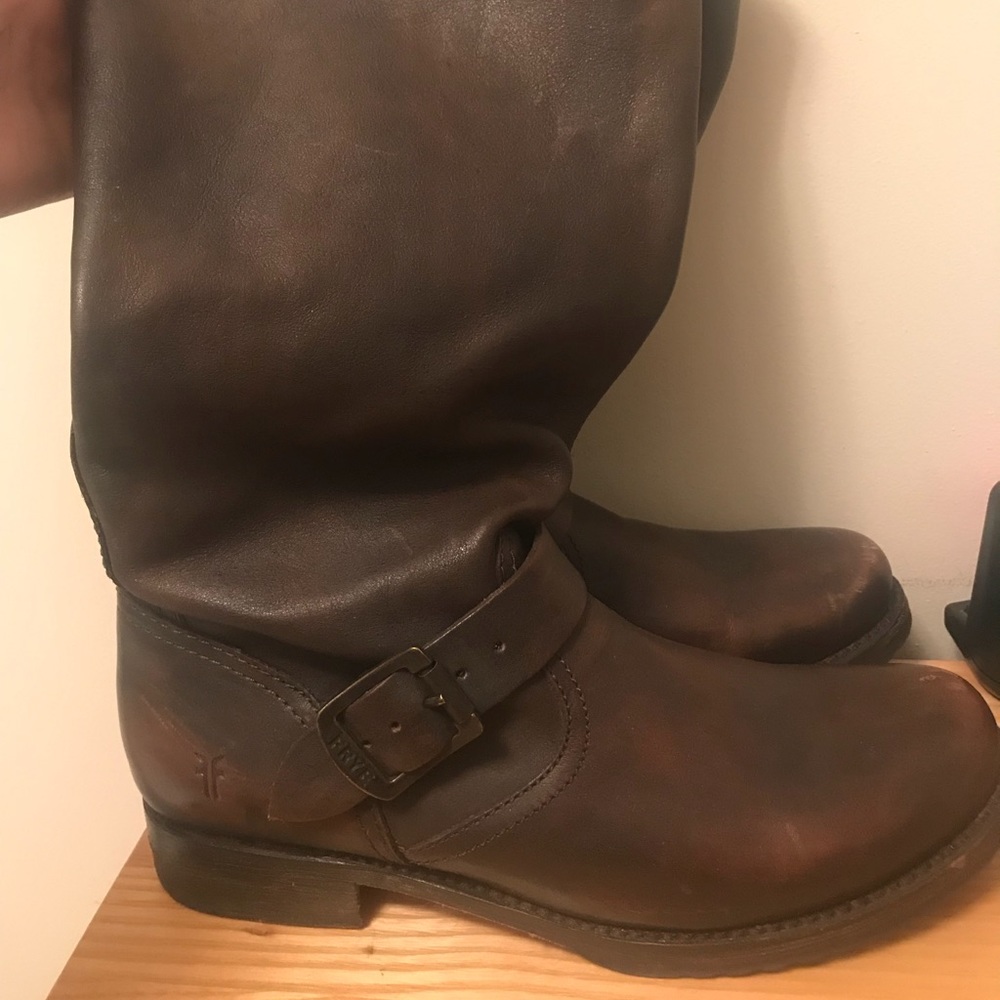 Brown Frye boots size 9